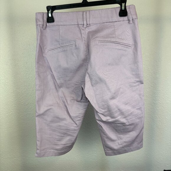 NWT Flog made in Isreal Lavender Lora Elastic Waist Bermuda Shorts Size 29 & 27 - Picture 3 of 13